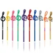 Colorful Music Note Treble Clef Pencil W/ Eraser | https://www.bestnamebadges.com