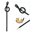 Colorful Music Note Treble Clef Pencil W/ Eraser | https://www.bestnamebadges.com