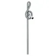 Colorful Music Note Treble Clef Pencil W/ Eraser | https://www.bestnamebadges.com