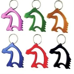 Horse Head Bottle Opener Keychain