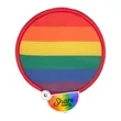 Rainbow Neck Fan | https://www.bestnamebadges.com
