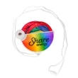 Rainbow Neck Fan | https://www.bestnamebadges.com