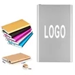 Ultra-thin Durable Metal Power Bank | https://www.bestnamebadges.com