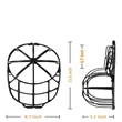 Hat Shape Retainer | https://www.bestnamebadges.com