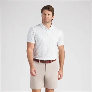 PUMA® Men's CLOUDSPUN Argyle Bloom BN UPF 40 Golf Polo
