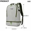 Large Capacity Badminton Backpack With Shoe Compartment | https://www.bestnamebadges.com