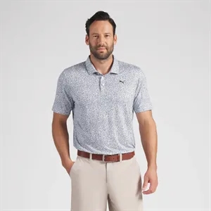 PUMA® Men's CLOUDSPUN Posy BN UPF 40 Golf Polo Shirt