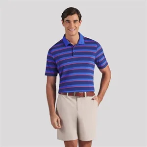 PUMA® Men's CLOUDSPUN Stripe Golf Polo with UPF 40 Defence
