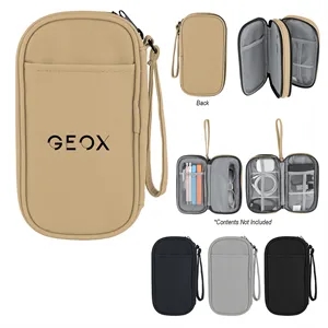 Leatherette Tandem Tech Travel Organizer | https://www.bestnamebadges.com