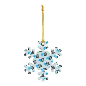Acrylic Ornament - Snowflake