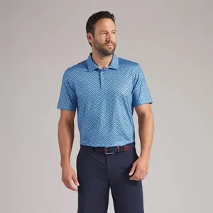 PUMA® Men's MATTR Scallop BN Golf Polo with UPF 40 Defence