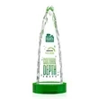 Goderich VividPrint™ Award on Base - Green | https://www.bestnamebadges.com