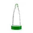 Goderich VividPrint™ Award on Base - Green | https://www.bestnamebadges.com