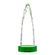 Goderich VividPrint™ Award on Base - Green | https://www.bestnamebadges.com