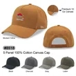 A Frame canvas cap | https://www.bestnamebadges.com