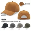 A Frame canvas cap | https://www.bestnamebadges.com