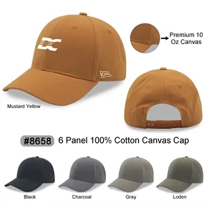 6 panels constructured 10 OZ canvas cap
