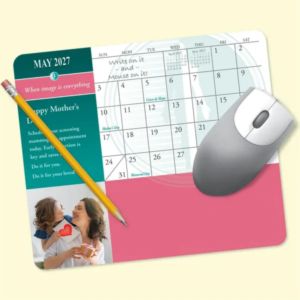 MousePaper® Calendar 18 Month (Landscape) Mouse Pad