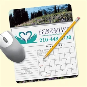 MousePaper® Calendar 24 Month (Portrait) Mouse Pad