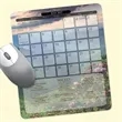 MousePaper® Calendar 12 Month (Portrait) Mouse Pad | https://www.bestnamebadges.com