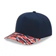 5 Panel Two Tone Camo Cap | https://www.bestnamebadges.com