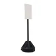 72" Rover Portable Sign Post Single-Sided Kit | https://www.bestnamebadges.com