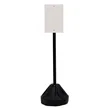 60" Rover Portable Sign Post Single-Sided Kit | https://www.bestnamebadges.com