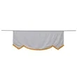 3' x 8' Parade Banner Scallop Bottom Kit w/Gold Fringe | https://www.bestnamebadges.com