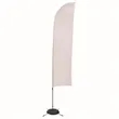 13' Streamline Blade Sail Sign Flag, 1-Sided, Scissor Base | https://www.bestnamebadges.com
