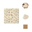 4" Full Color Square Ceramic Coaster W/ Cork Base | https://www.bestnamebadges.com