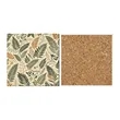 4" Full Color Square Ceramic Coaster W/ Cork Base | https://www.bestnamebadges.com