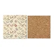 4" Full Color Square Ceramic Coaster W/ Cork Base | https://www.bestnamebadges.com