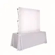 6' Straight Splash Tabletop Face Kit (Block-Out Fabric) | https://www.bestnamebadges.com