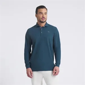 PUMA® Men's CLOUDSPUN Long Sleeve Midweight UPF 40 Golf Polo