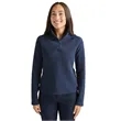 Women's TexturKnit™ Quarter Zip Pullover | https://www.bestnamebadges.com