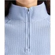 Women's TexturKnit™ Quarter Zip Pullover | https://www.bestnamebadges.com
