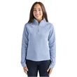 Women's TexturKnit™ Quarter Zip Pullover | https://www.bestnamebadges.com