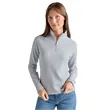 Women's TexturKnit™ Quarter Zip Pullover | https://www.bestnamebadges.com