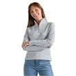 Women's TexturKnit™ Quarter Zip Pullover | https://www.bestnamebadges.com
