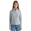 Women's TexturKnit™ Quarter Zip Pullover | https://www.bestnamebadges.com
