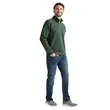 Men's TexturKnit™ Quarter Zip Pullover | https://www.bestnamebadges.com