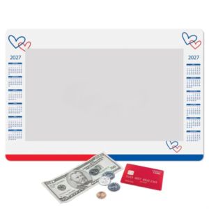 Heavy Duty Window Calendar Counter Mat-10"x15"x1/16"