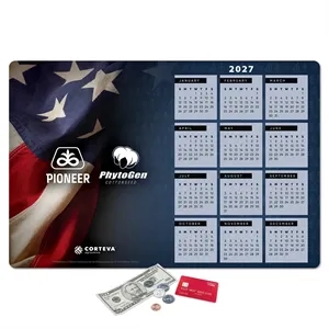 Heavy Duty Fabric Calendar Counter Mat - 12" x 18" x 1/16"
