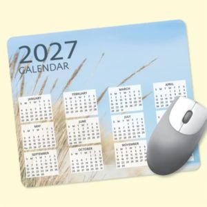 Origin'L Fabric® 8 x 9.5 x 1/4 Calendar Mouse Pad