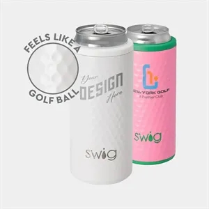 12 oz SWIG® Golf Slim Stainless Steel Insulated Can Cooler