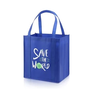 Reusable Non Woven Grocery Tote Bag With Bottom Insert