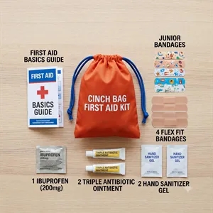Mini Cinch Bag First Aid Kit