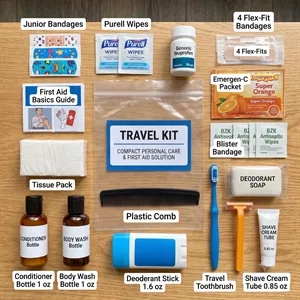 Complete Travel Hygiene Essentials Kit