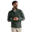 Men's Heathered Fleece Pullover | https://www.bestnamebadges.com