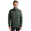 Men's Heathered Fleece Jacket | https://www.bestnamebadges.com